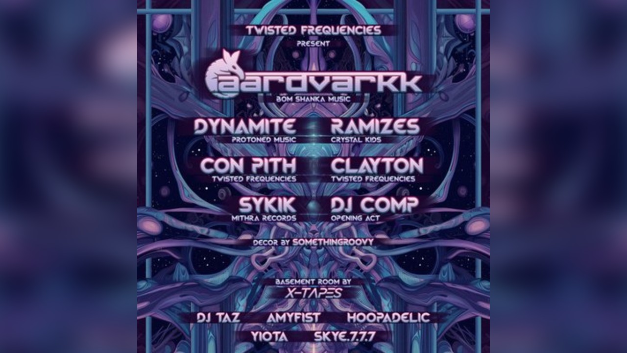 Twisted Frequencies present AARDVARKK | Room 2 by X-Tapes