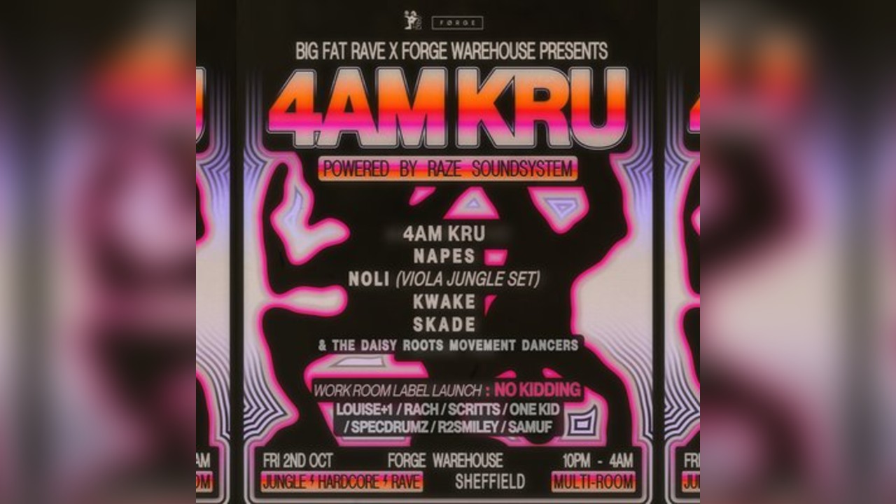 Big Fat Rave x FORGE: 4AM KRU / Powered By Raze Sound System