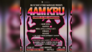 Big Fat Rave x FORGE: 4AM KRU / Powered By Raze Sound System