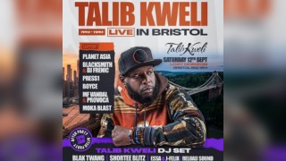 Talib Kweli Live in Bristol Plus after party with Talib DJ Set