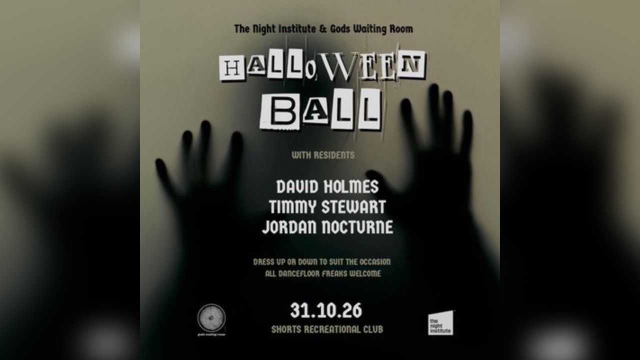 The Night Institute x Gods Waiting Room: Halloween Ball