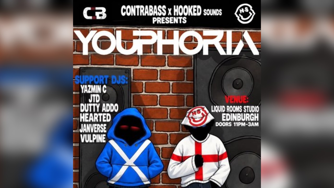 CONTRABASS x HOOKED PRESENTS YOUPHORIA + More (DNB)