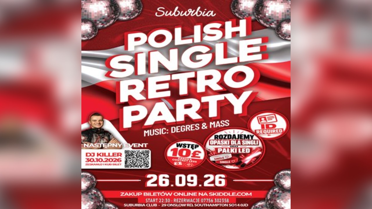Poland Party Presents: Retro Singles Party