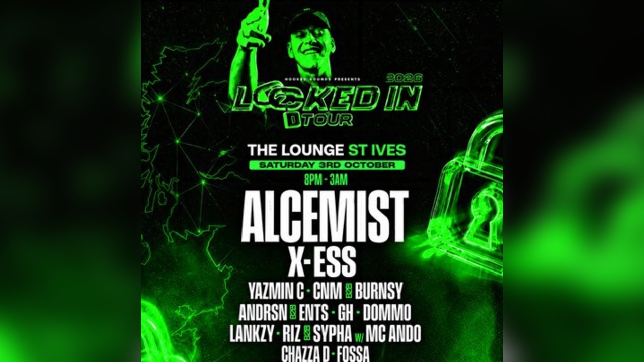Locked In Tour w/ Alcemist, Yasmin C + More  (DNB)