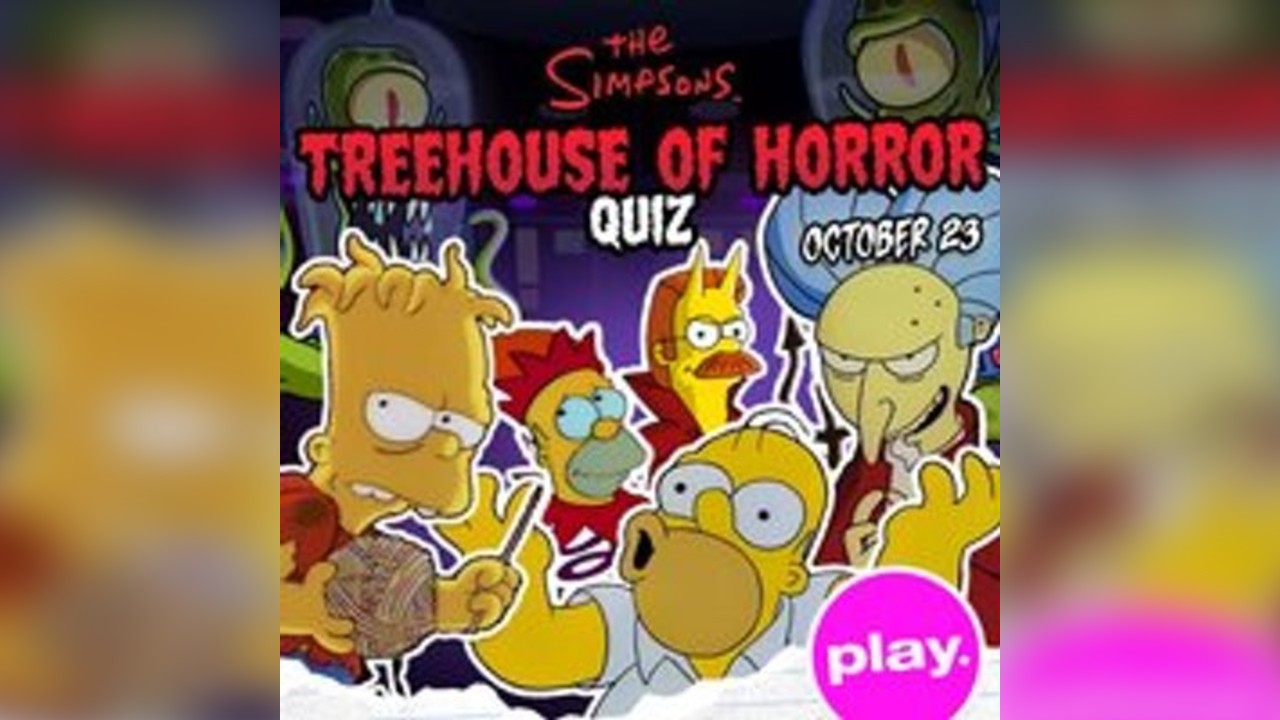 The Simpsons : Treehouse of Horror Quiz