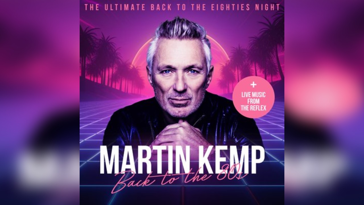 Martin Kemp Back to the 80s Party