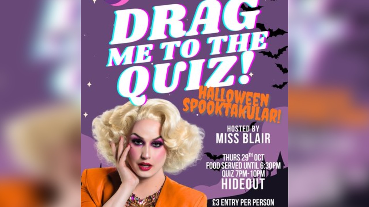Prestwich Pride Presents: DRAG ME TO THE QUIZ, HALLOWEEN