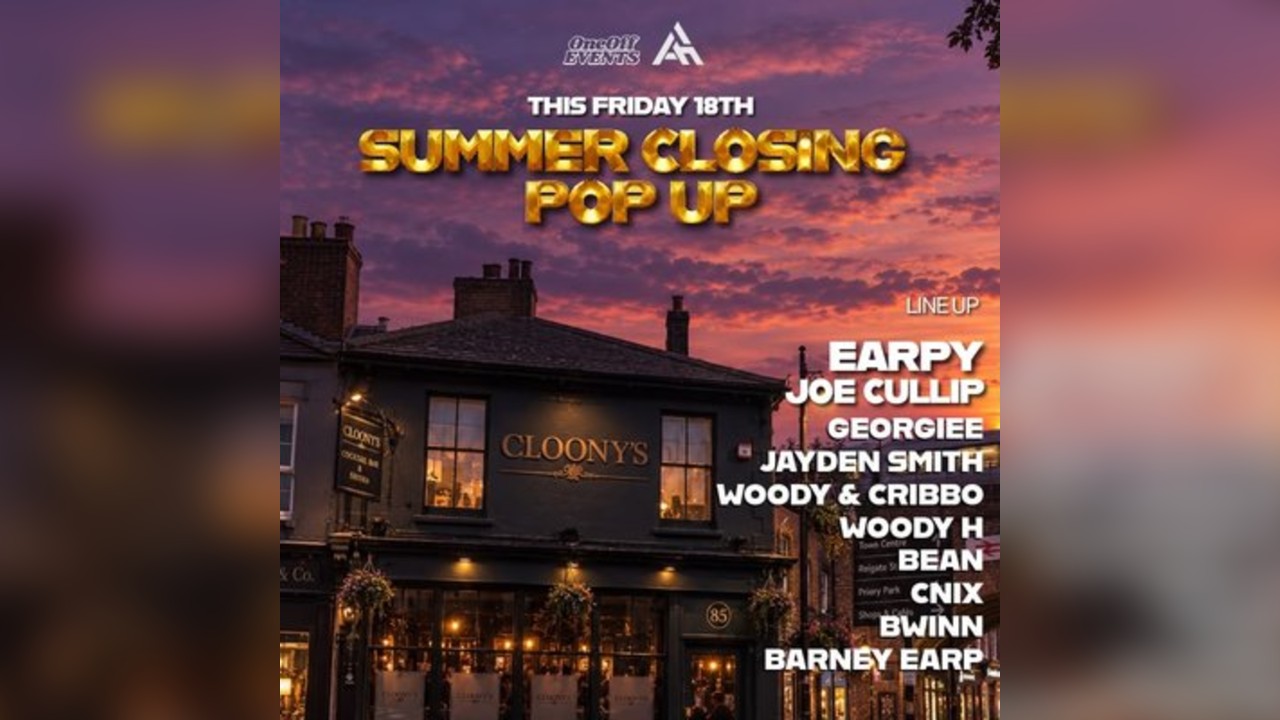 Afterhours x OneOff Events - SUMMER CLOSING POP UP
