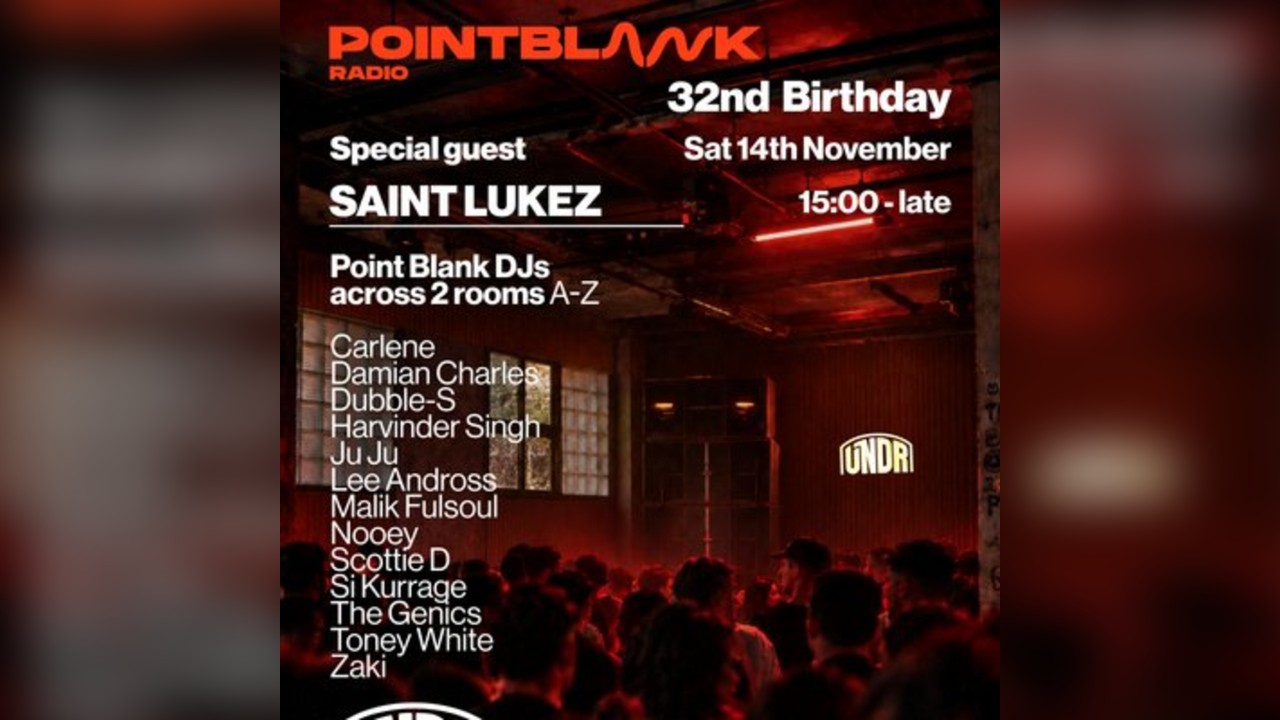 Point Blank Radio's 32nd Birthday