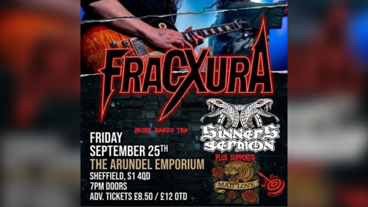 Fracxura + Sinners Sermon + Mad Love + Rude Awakening