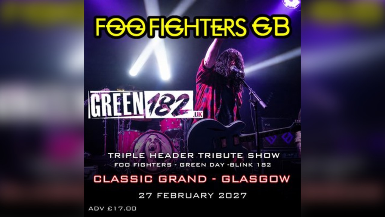 Foo Fighters GB - Green 182 - Classic Grand, Glasgow
