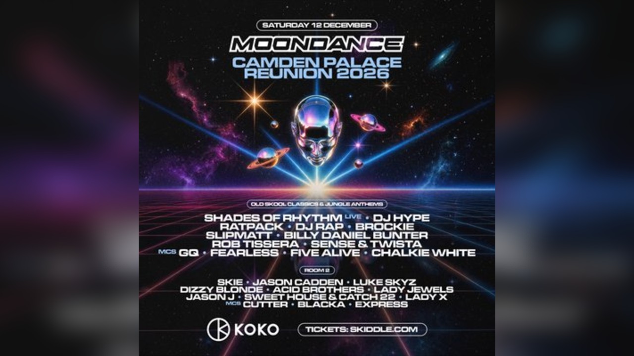 Moondance Camden Palace Reunion 2026