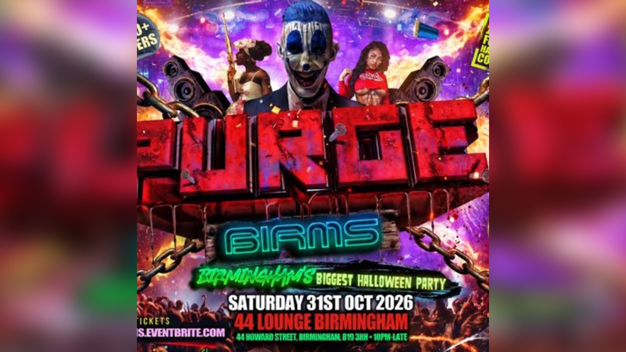 Purge Birms - Birmingham's Biggest Halloween Party