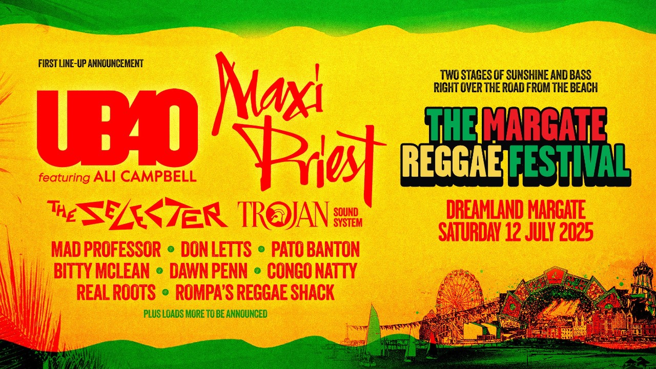 UB40 feat Ali Campbell, Maxi Priest, The Selecter and many more on Sat, 12th Jul 2025 16:00